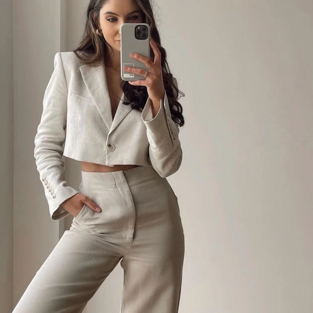 Zara SET Short Blazer & Pants Bloggers’ Favorite Rare‎ Find Size XL